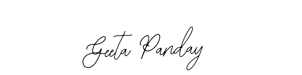 Geeta Panday stylish signature style. Best Handwritten Sign (Bearetta-2O07w) for my name. Handwritten Signature Collection Ideas for my name Geeta Panday. Geeta Panday signature style 12 images and pictures png