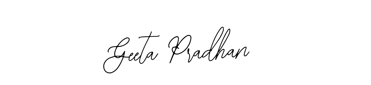 Similarly Bearetta-2O07w is the best handwritten signature design. Signature creator online .You can use it as an online autograph creator for name Geeta Pradhan. Geeta Pradhan signature style 12 images and pictures png