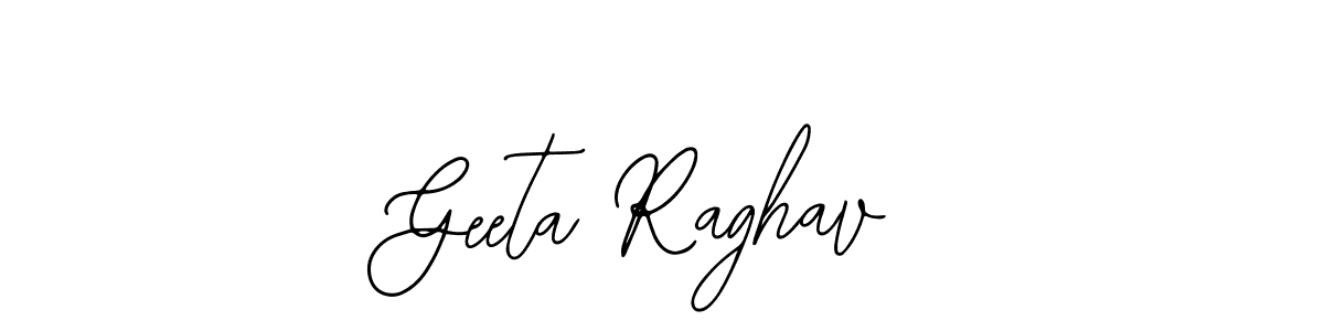 Design your own signature with our free online signature maker. With this signature software, you can create a handwritten (Bearetta-2O07w) signature for name Geeta Raghav. Geeta Raghav signature style 12 images and pictures png