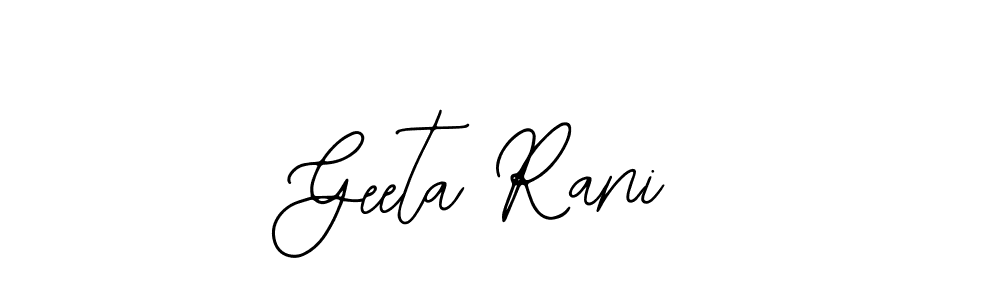 This is the best signature style for the Geeta Rani name. Also you like these signature font (Bearetta-2O07w). Mix name signature. Geeta Rani signature style 12 images and pictures png