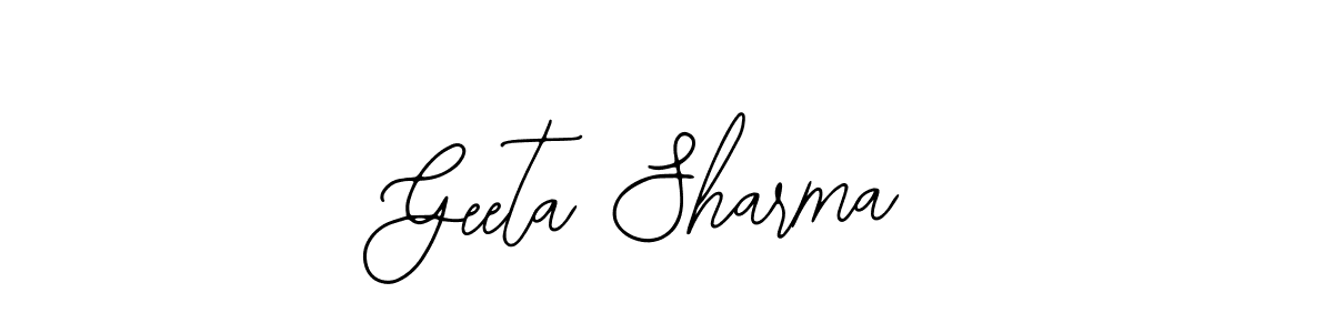 This is the best signature style for the Geeta Sharma name. Also you like these signature font (Bearetta-2O07w). Mix name signature. Geeta Sharma signature style 12 images and pictures png