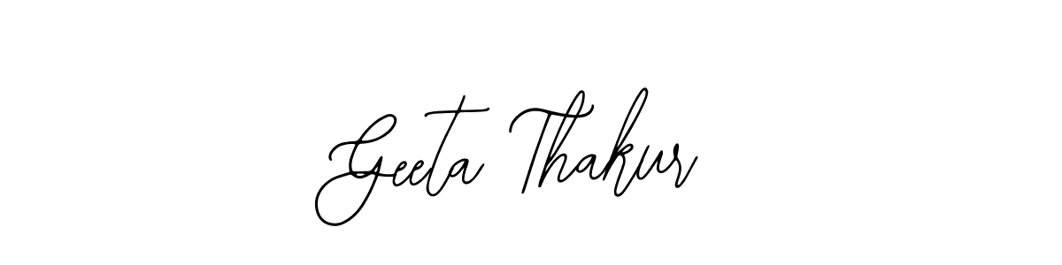 Also we have Geeta Thakur name is the best signature style. Create professional handwritten signature collection using Bearetta-2O07w autograph style. Geeta Thakur signature style 12 images and pictures png