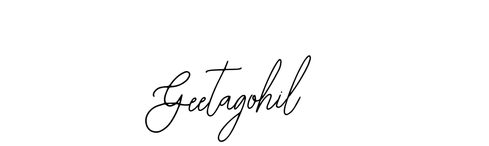 Create a beautiful signature design for name Geetagohil. With this signature (Bearetta-2O07w) fonts, you can make a handwritten signature for free. Geetagohil signature style 12 images and pictures png