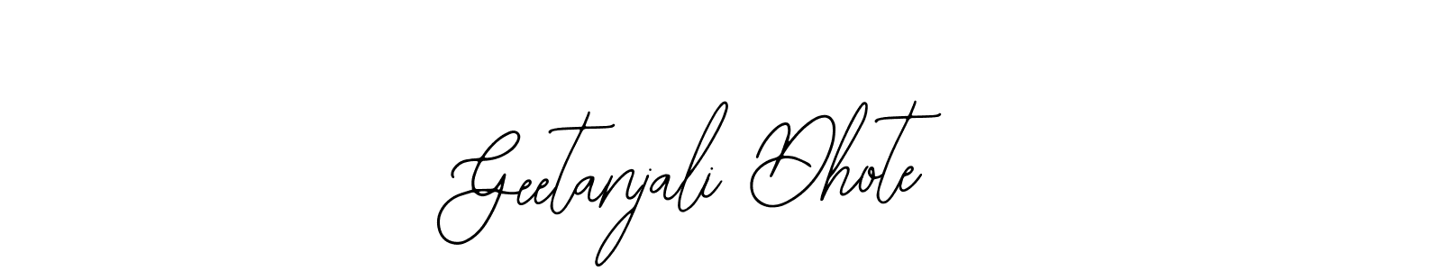 Create a beautiful signature design for name Geetanjali Dhote. With this signature (Bearetta-2O07w) fonts, you can make a handwritten signature for free. Geetanjali Dhote signature style 12 images and pictures png