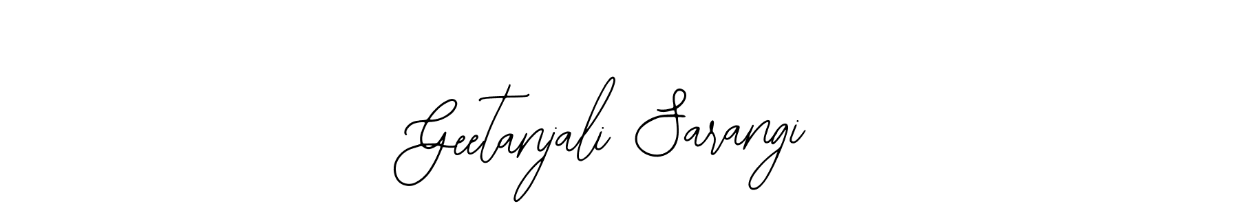 How to make Geetanjali Sarangi name signature. Use Bearetta-2O07w style for creating short signs online. This is the latest handwritten sign. Geetanjali Sarangi signature style 12 images and pictures png
