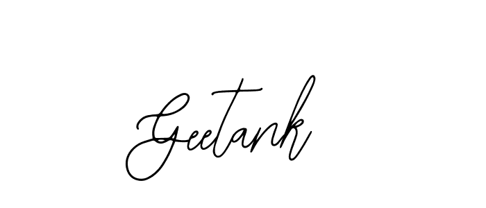 How to make Geetank name signature. Use Bearetta-2O07w style for creating short signs online. This is the latest handwritten sign. Geetank signature style 12 images and pictures png