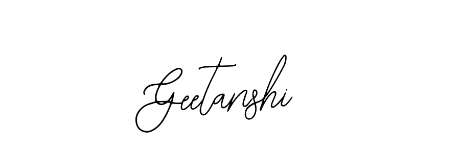 Geetanshi stylish signature style. Best Handwritten Sign (Bearetta-2O07w) for my name. Handwritten Signature Collection Ideas for my name Geetanshi. Geetanshi signature style 12 images and pictures png