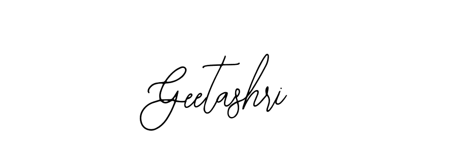 You should practise on your own different ways (Bearetta-2O07w) to write your name (Geetashri) in signature. don't let someone else do it for you. Geetashri signature style 12 images and pictures png