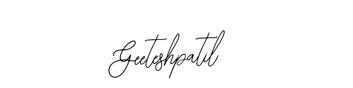 You should practise on your own different ways (Bearetta-2O07w) to write your name (Geeteshpatil) in signature. don't let someone else do it for you. Geeteshpatil signature style 12 images and pictures png