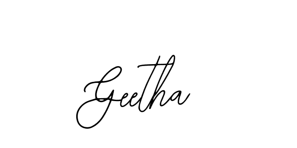 You should practise on your own different ways (Bearetta-2O07w) to write your name (Geetha) in signature. don't let someone else do it for you. Geetha signature style 12 images and pictures png