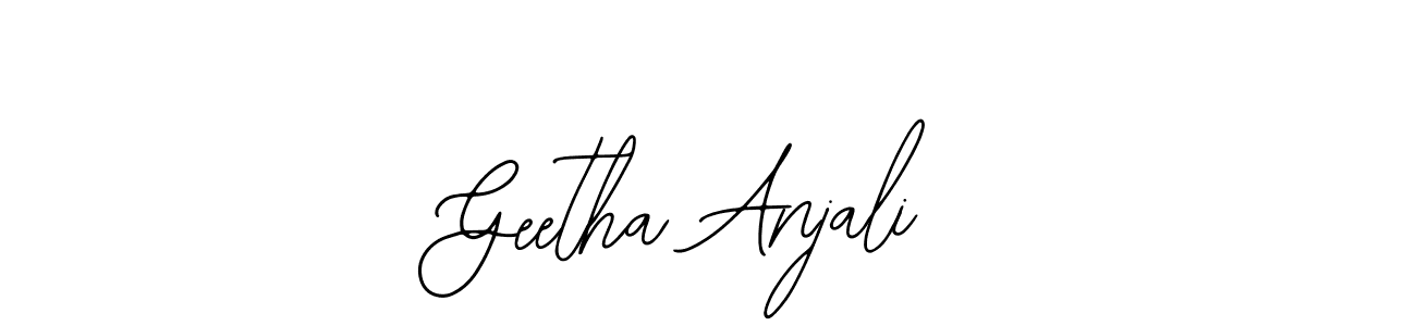The best way (Bearetta-2O07w) to make a short signature is to pick only two or three words in your name. The name Geetha Anjali include a total of six letters. For converting this name. Geetha Anjali signature style 12 images and pictures png