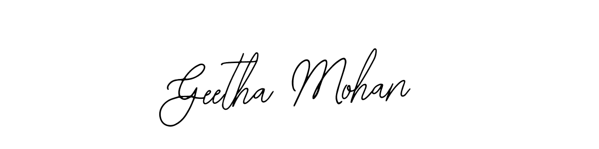 Design your own signature with our free online signature maker. With this signature software, you can create a handwritten (Bearetta-2O07w) signature for name Geetha Mohan. Geetha Mohan signature style 12 images and pictures png