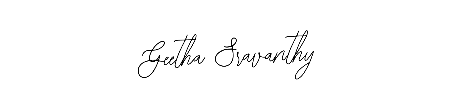 Also You can easily find your signature by using the search form. We will create Geetha Sravanthy name handwritten signature images for you free of cost using Bearetta-2O07w sign style. Geetha Sravanthy signature style 12 images and pictures png