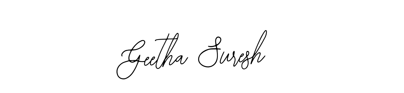 Bearetta-2O07w is a professional signature style that is perfect for those who want to add a touch of class to their signature. It is also a great choice for those who want to make their signature more unique. Get Geetha Suresh name to fancy signature for free. Geetha Suresh signature style 12 images and pictures png