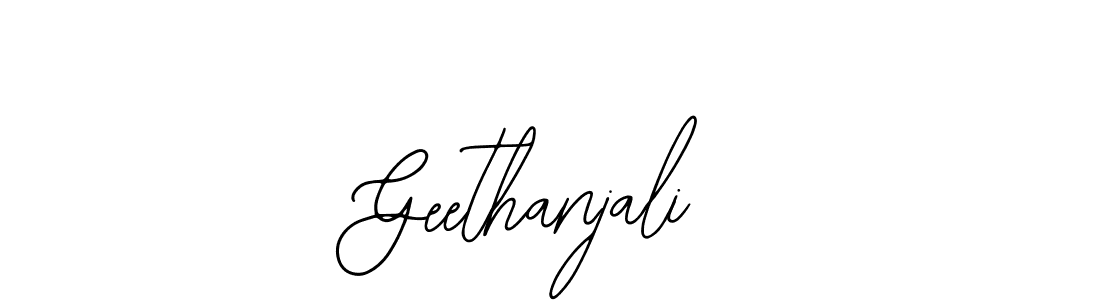 The best way (Bearetta-2O07w) to make a short signature is to pick only two or three words in your name. The name Geethanjali include a total of six letters. For converting this name. Geethanjali signature style 12 images and pictures png