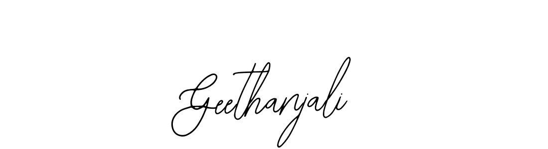 The best way (Bearetta-2O07w) to make a short signature is to pick only two or three words in your name. The name Geethanjali include a total of six letters. For converting this name. Geethanjali signature style 12 images and pictures png