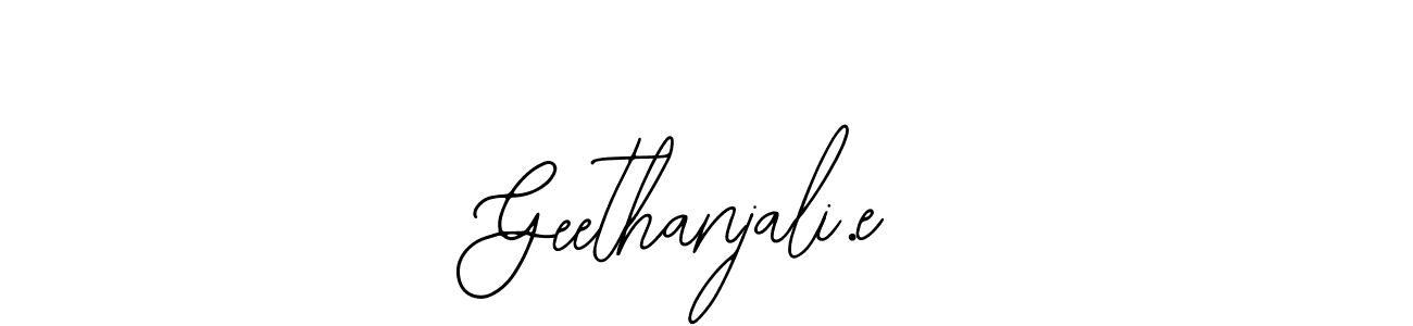 Create a beautiful signature design for name Geethanjali.e. With this signature (Bearetta-2O07w) fonts, you can make a handwritten signature for free. Geethanjali.e signature style 12 images and pictures png