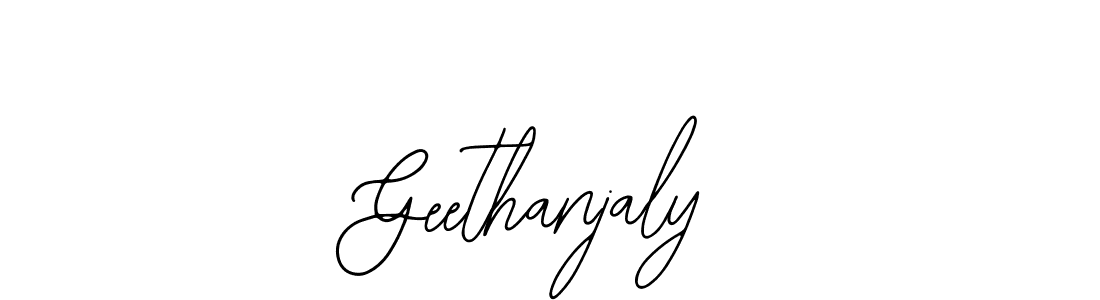 Make a beautiful signature design for name Geethanjaly. Use this online signature maker to create a handwritten signature for free. Geethanjaly signature style 12 images and pictures png