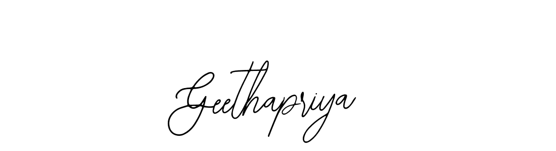 Geethapriya stylish signature style. Best Handwritten Sign (Bearetta-2O07w) for my name. Handwritten Signature Collection Ideas for my name Geethapriya. Geethapriya signature style 12 images and pictures png