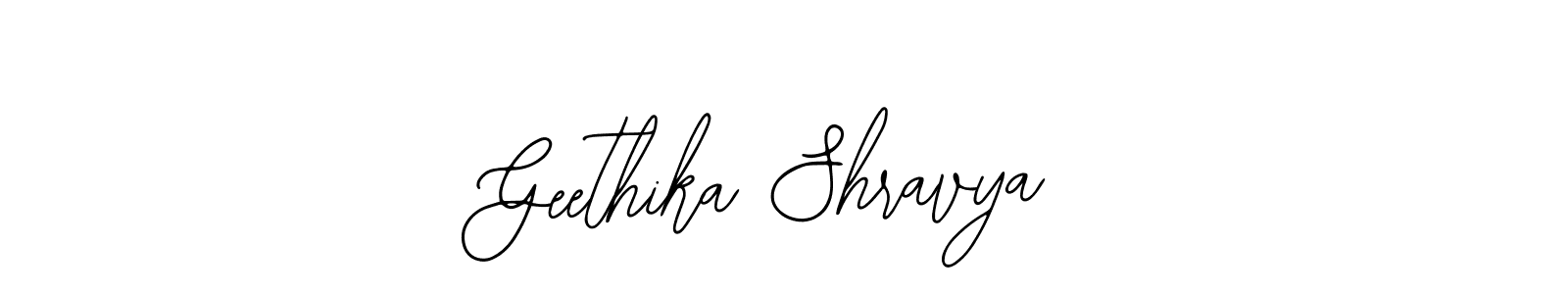 Make a short Geethika Shravya signature style. Manage your documents anywhere anytime using Bearetta-2O07w. Create and add eSignatures, submit forms, share and send files easily. Geethika Shravya signature style 12 images and pictures png