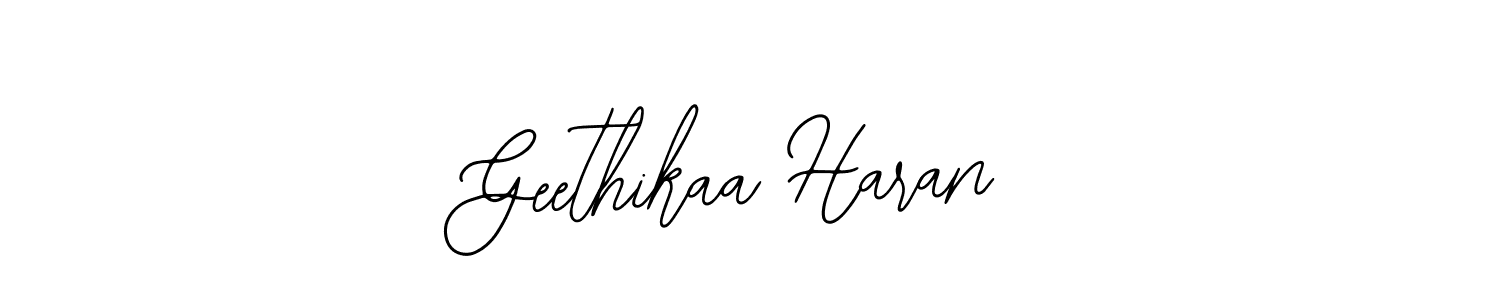 It looks lik you need a new signature style for name Geethikaa Haran. Design unique handwritten (Bearetta-2O07w) signature with our free signature maker in just a few clicks. Geethikaa Haran signature style 12 images and pictures png