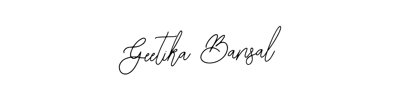Also we have Geetika Bansal name is the best signature style. Create professional handwritten signature collection using Bearetta-2O07w autograph style. Geetika Bansal signature style 12 images and pictures png