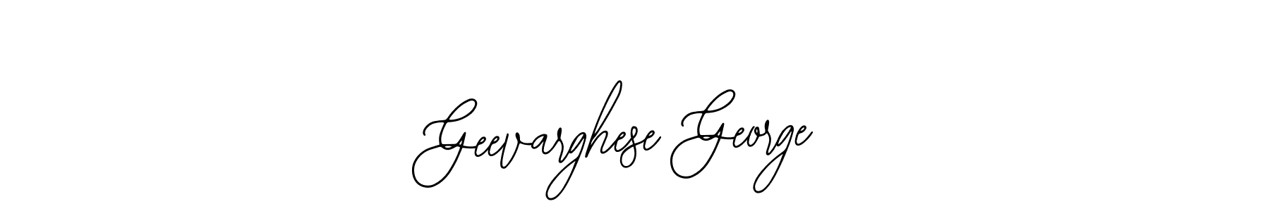 This is the best signature style for the Geevarghese George name. Also you like these signature font (Bearetta-2O07w). Mix name signature. Geevarghese George signature style 12 images and pictures png