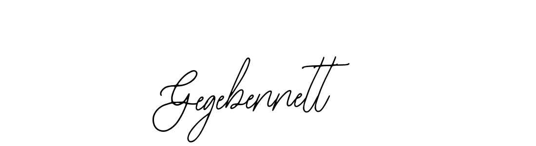 How to make Gegebennett signature? Bearetta-2O07w is a professional autograph style. Create handwritten signature for Gegebennett name. Gegebennett signature style 12 images and pictures png