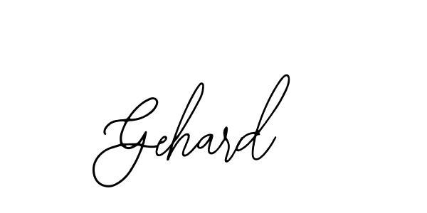 Design your own signature with our free online signature maker. With this signature software, you can create a handwritten (Bearetta-2O07w) signature for name Gehard. Gehard signature style 12 images and pictures png