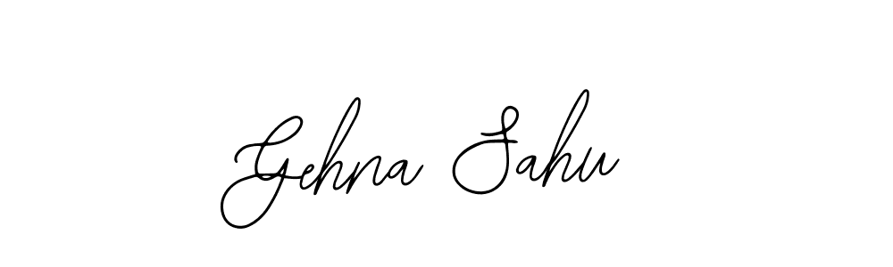 How to make Gehna Sahu signature? Bearetta-2O07w is a professional autograph style. Create handwritten signature for Gehna Sahu name. Gehna Sahu signature style 12 images and pictures png