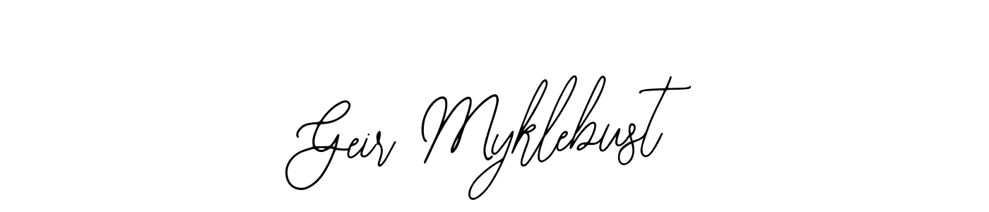 Design your own signature with our free online signature maker. With this signature software, you can create a handwritten (Bearetta-2O07w) signature for name Geir Myklebust. Geir Myklebust signature style 12 images and pictures png