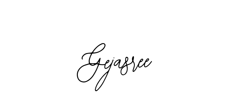 Make a short Gejasree signature style. Manage your documents anywhere anytime using Bearetta-2O07w. Create and add eSignatures, submit forms, share and send files easily. Gejasree signature style 12 images and pictures png