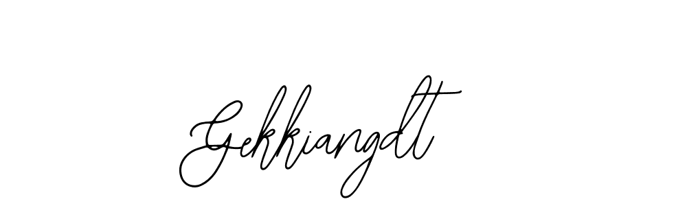 You should practise on your own different ways (Bearetta-2O07w) to write your name (Gekkiangdt) in signature. don't let someone else do it for you. Gekkiangdt signature style 12 images and pictures png