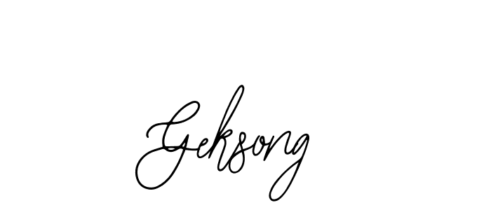 You can use this online signature creator to create a handwritten signature for the name Geksong. This is the best online autograph maker. Geksong signature style 12 images and pictures png