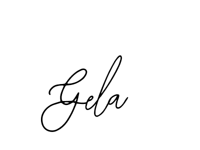 Create a beautiful signature design for name Gela. With this signature (Bearetta-2O07w) fonts, you can make a handwritten signature for free. Gela signature style 12 images and pictures png