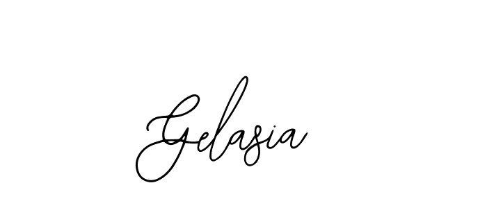 Design your own signature with our free online signature maker. With this signature software, you can create a handwritten (Bearetta-2O07w) signature for name Gelasia. Gelasia signature style 12 images and pictures png