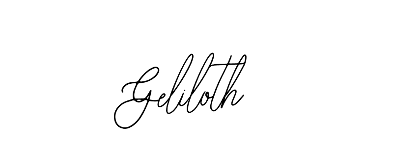 Also You can easily find your signature by using the search form. We will create Geliloth name handwritten signature images for you free of cost using Bearetta-2O07w sign style. Geliloth signature style 12 images and pictures png