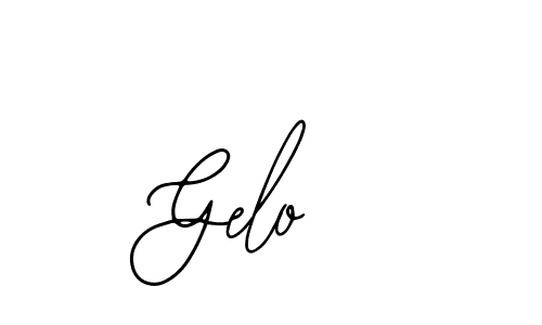 Similarly Bearetta-2O07w is the best handwritten signature design. Signature creator online .You can use it as an online autograph creator for name Gelo . Gelo  signature style 12 images and pictures png