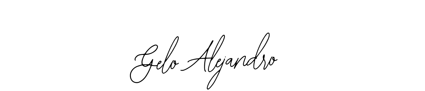 Create a beautiful signature design for name Gelo Alejandro. With this signature (Bearetta-2O07w) fonts, you can make a handwritten signature for free. Gelo Alejandro signature style 12 images and pictures png