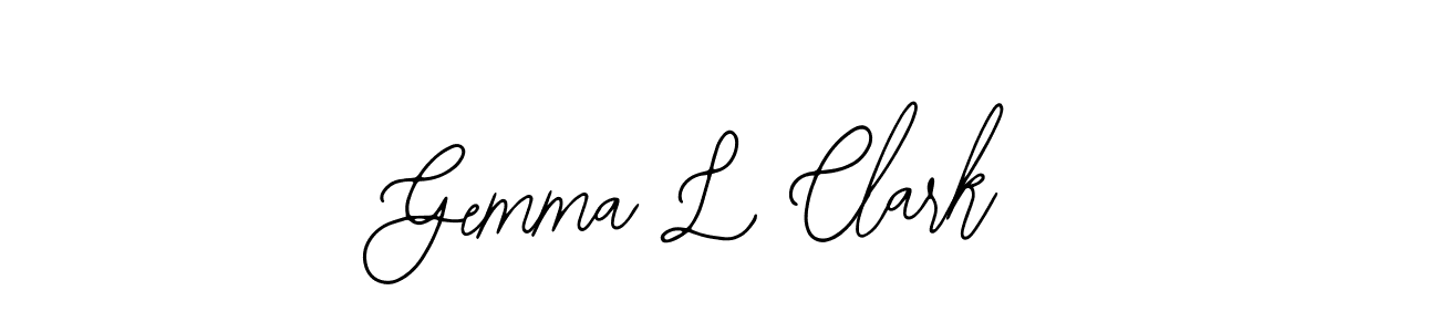 Similarly Bearetta-2O07w is the best handwritten signature design. Signature creator online .You can use it as an online autograph creator for name Gemma L Clark. Gemma L Clark signature style 12 images and pictures png