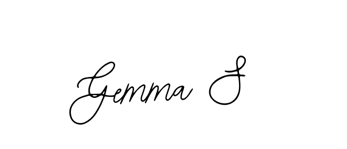 Create a beautiful signature design for name Gemma S. With this signature (Bearetta-2O07w) fonts, you can make a handwritten signature for free. Gemma S signature style 12 images and pictures png