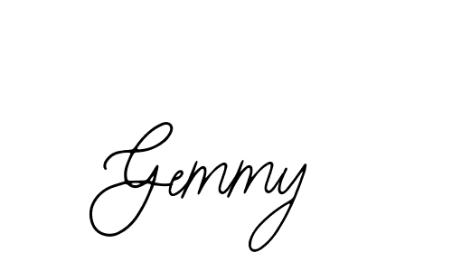 Gemmy stylish signature style. Best Handwritten Sign (Bearetta-2O07w) for my name. Handwritten Signature Collection Ideas for my name Gemmy. Gemmy signature style 12 images and pictures png