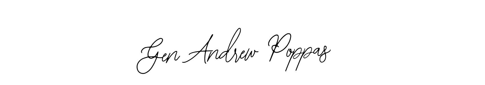 You can use this online signature creator to create a handwritten signature for the name Gen Andrew Poppas. This is the best online autograph maker. Gen Andrew Poppas signature style 12 images and pictures png