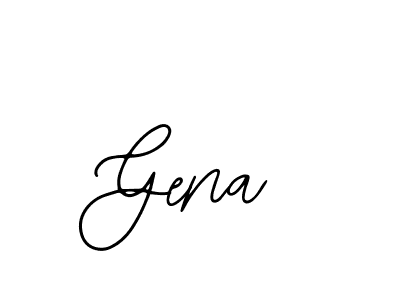 The best way (Bearetta-2O07w) to make a short signature is to pick only two or three words in your name. The name Gena include a total of six letters. For converting this name. Gena signature style 12 images and pictures png