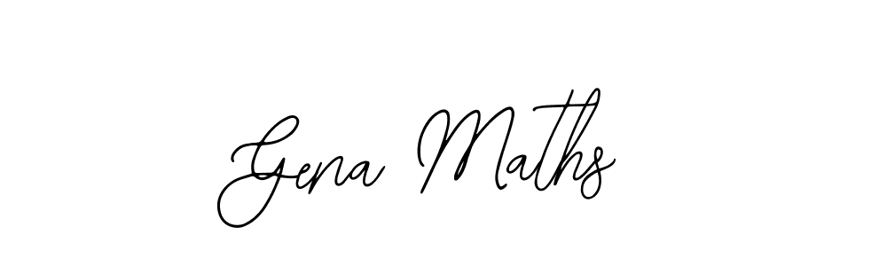 How to make Gena Maths signature? Bearetta-2O07w is a professional autograph style. Create handwritten signature for Gena Maths name. Gena Maths signature style 12 images and pictures png