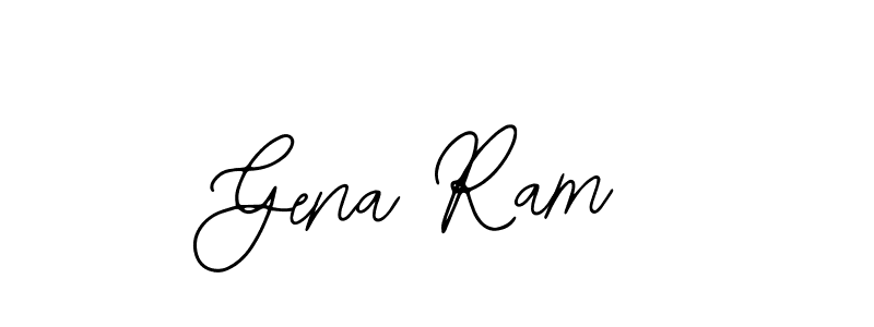 Best and Professional Signature Style for Gena Ram. Bearetta-2O07w Best Signature Style Collection. Gena Ram signature style 12 images and pictures png