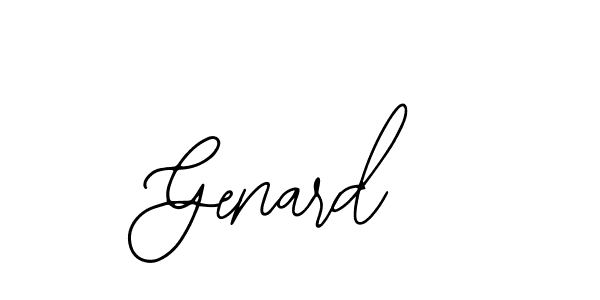 Genard stylish signature style. Best Handwritten Sign (Bearetta-2O07w) for my name. Handwritten Signature Collection Ideas for my name Genard. Genard signature style 12 images and pictures png