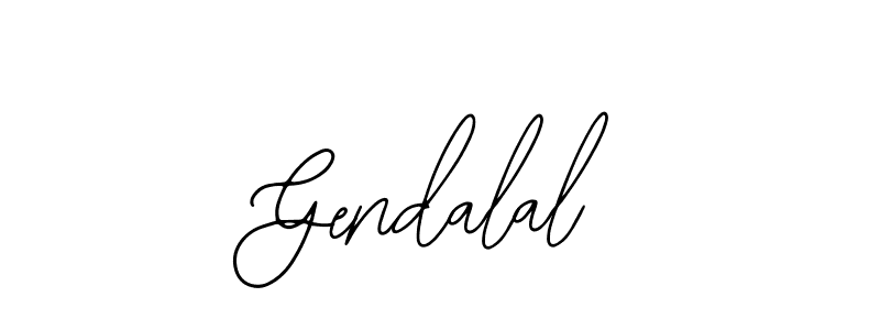 Make a beautiful signature design for name Gendalal. Use this online signature maker to create a handwritten signature for free. Gendalal signature style 12 images and pictures png