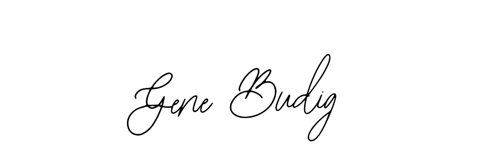 Use a signature maker to create a handwritten signature online. With this signature software, you can design (Bearetta-2O07w) your own signature for name Gene Budig. Gene Budig signature style 12 images and pictures png