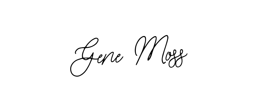 Make a beautiful signature design for name Gene Moss. With this signature (Bearetta-2O07w) style, you can create a handwritten signature for free. Gene Moss signature style 12 images and pictures png